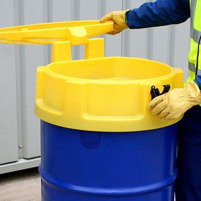 Fusto in polietilene - 31-1267 - Evolution Sorbent Products Global, LLS - con coperchio / con protezione UV