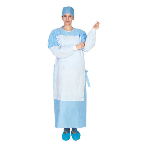 Camice lungo da lavoro - WLG1001 - Hubei Wanli Protective Products Co., Ltd. - resistente all’abrasione / in SMS / per il settore medico