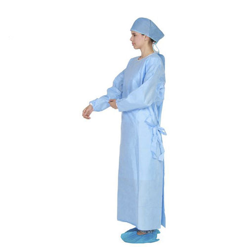 Camice lungo da lavoro - WLG1002-L3 - Hubei Wanli Protective Products Co., Ltd. - in SMS / per il settore medico / unisex