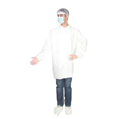 Camice lungo da lavoro - WLL4003 - Hubei Wanli Protective Products Co., Ltd. - in SMS / in tessuto microporoso / in polipropilene