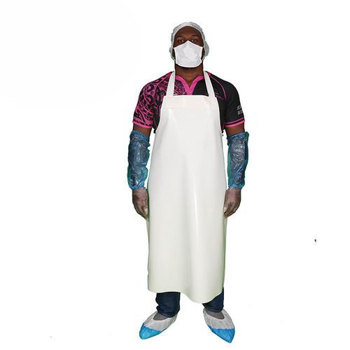 Grembiule da lavoro - WLP5004 - Hubei Wanli Protective Products Co., Ltd. - di protezione chimica / in vinile / per l'industria agroalimentare