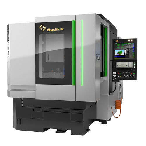 Centro di lavoro 3 assi - UX450L - Sodick - verticale / a portale / di precisione