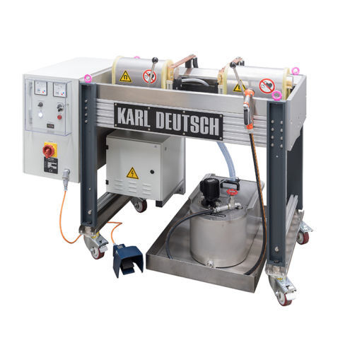 Banco per test multiparametrico - DEUTROFLUX EW - KARL DEUTSCH - automatico / di particella magnetica / industriale