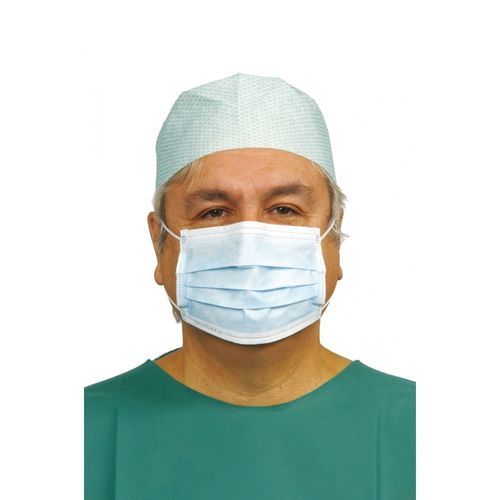 Maschera di protezione monouso - 957609 - EPIBOX - semimaschera / per chirurgia / celeste