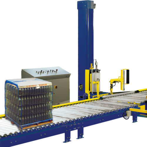 Avvolgitrice fasciapallet a tavola rotante - ECOSPIR LINE - ITALDIBIPACK - interamente automatica / per pallet / con dispositivo mettifoglio