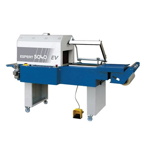 Macchina di confezionamento semiautomatica - ESPERT 5040 EV - ITALDIBIPACK - con tunnel di retrazione / con film termoretraibile / con barra saldante