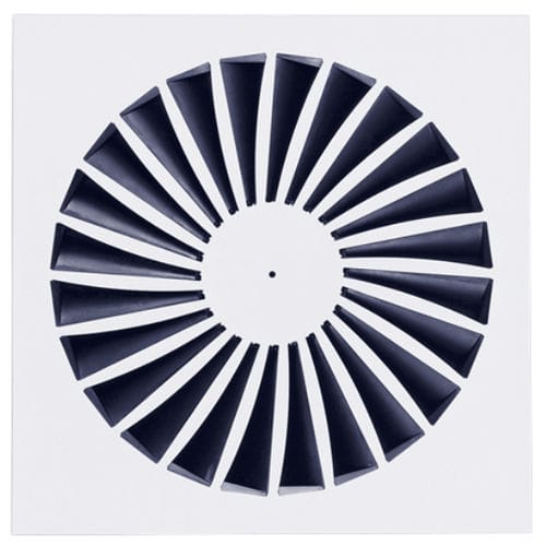 Diffusore d'aria circolare - TDV-SILENTAIR - TROX - quadrato / da soffitto / a induzione