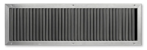 Griglia di ventilazione in acciaio galvanizzato - TRS-K  - TROX - rettangolare