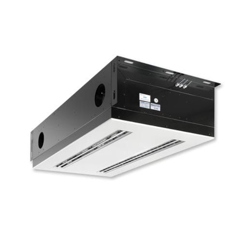 Unità di ventilazione a recupero di calore - SCHOOLAIR-D  - TROX - con scambiatori rotanti / con fissaggio a soffitto