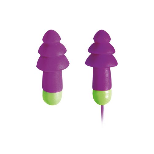 Tappi antirumore riutilizzabile - ROCKETS® - Moldex-Metric AG & Co. KG - in TPE / ipoallergenico / con cordone