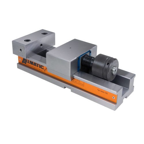 Morsa per macchina utensile - basic 125 - ALLMATIC-Jakob Spannsysteme - idraulica / orizzontale