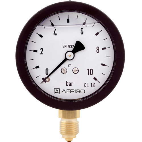 Manometro con quadrante - Type D6 - AFRISO-EURO-INDEX - con flangia / G 1/4 / in poliammide