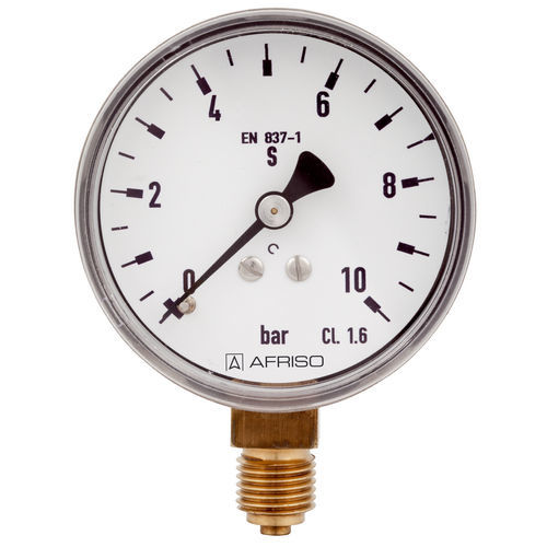 Manometro con quadrante -  RF40GT D301 - AFRISO-EURO-INDEX - G 1/4 / G 1/8 / in plastica
