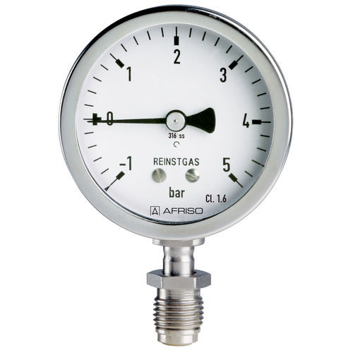Manometro con quadrante -  RF63RG D302 - AFRISO-EURO-INDEX - UNF / in plastica / in alluminio