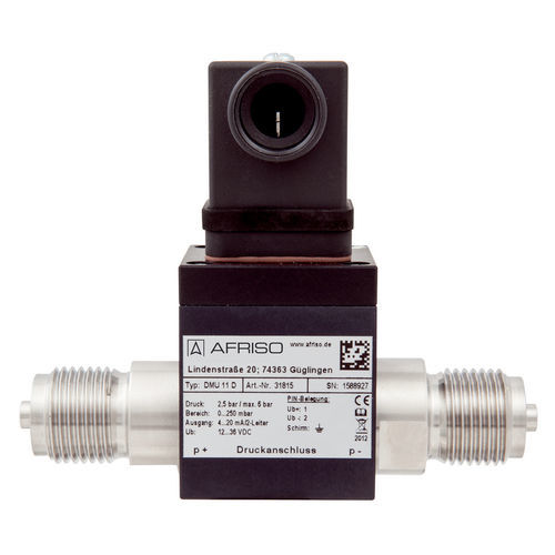 Trasduttore di pressione differenziale - DeltaFox DMU 11 D - AFRISO-EURO-INDEX - 4-20 mA / 2 cavi / 12 VDC