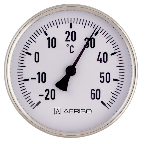 Termometro bimetallico - BiTh LKB - AFRISO-EURO-INDEX - con quadrante / con flangia / in acciaio inossidabile