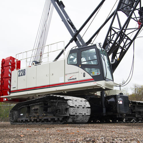 Gru cingolata - 228 HSL - Link-Belt - tralicciata / per cantiere / di sollevamento