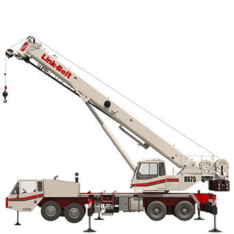 Gru montata su camion - HTC-8675 SII - Link-Belt - con braccio / telescopica / tralicciata