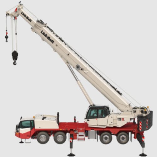 Gru montata su camion - 120|TTLB - Link-Belt - telescopica / per cantiere / di sollevamento