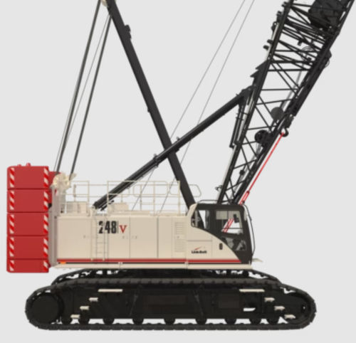 Gru cingolata - 248|V - Link-Belt - con braccio impennabile / per cantiere / di sollevamento