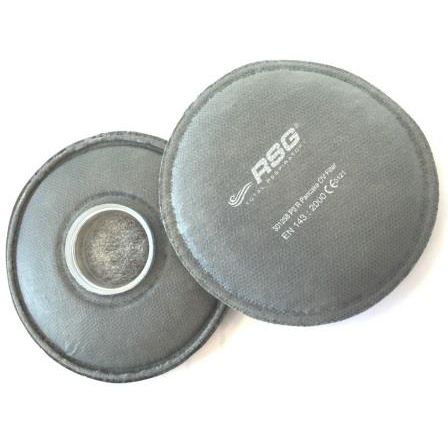 Filtro a gas - P3 Pancake - RSG Safety B.V. - a cartuccia / industriale / per applicazioni chimiche