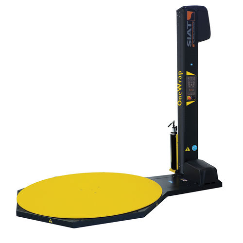 Avvolgitrice fasciapallet semiautomatica - ONEWRAP - SIAT - a tavola rotante / frenatura meccanica / con freno elettromagnetico