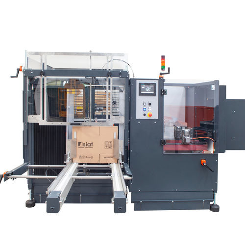 Formatrice di cartoni automatica - EZ-BOX 20 - SIAT - nastro adesivo / a grande cadenza / per il settore agroalimentare