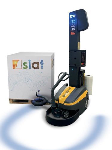 Avvolgitrice fasciapallet semiautomatica - BEEWRAP+ - SIAT - per l'industria alimentare e delle bevande / per prodotti farmaceutici / per pacchi