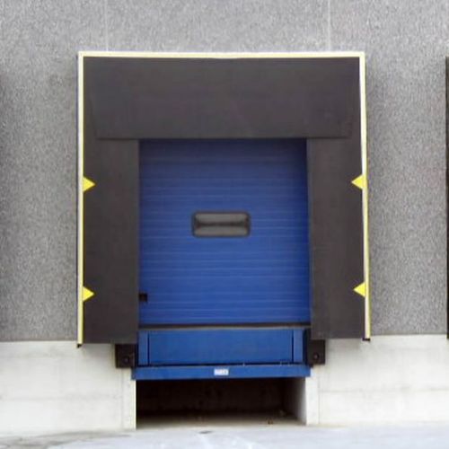 Porta per piattaforma di carico - Armo s.p.a. - scorrevole / sezionale / in acciaio galvanizzato