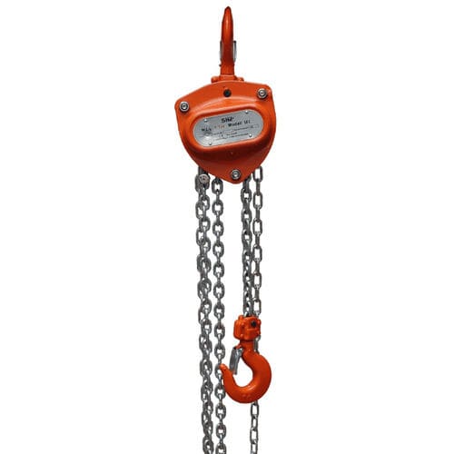 Paranco a catena manuale - SFZ series - SHZ Sächsische Hebe- und Zurrtechnik GmbH - doppio / compatto / leggero