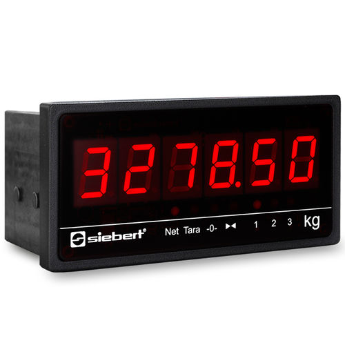 Display per impianti di pesatura - S102 - Siebert Industrieelektronik GmbH - LED / digitale / a colori