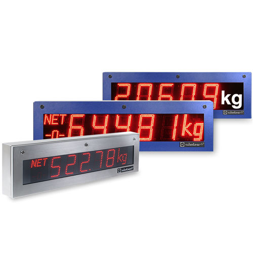 Display per impianti di pesatura - S302 series - Siebert Industrieelektronik GmbH - LED / digitale / a colori
