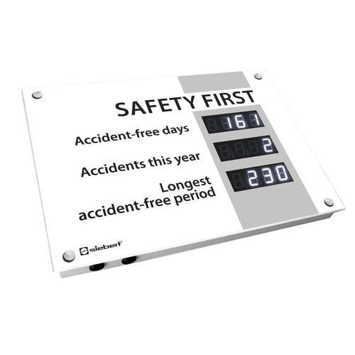 Display di sicurezza - XC610 - Siebert Industrieelektronik GmbH - LED / digitale / a 4 cifre