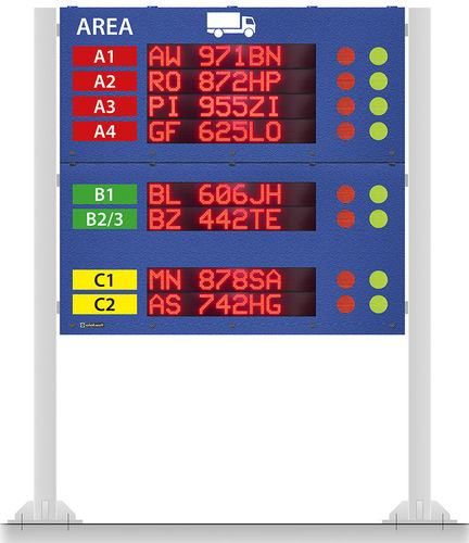Display LED - XC-Boards® series - Siebert Industrieelektronik GmbH - a colori / per il trasporto / per la logistica