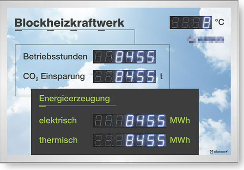 Display LED - XC-Boards® series - Siebert Industrieelektronik GmbH - LCD / per l'ecoindustria / per il settore energetico