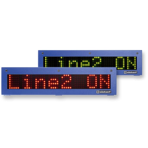 Display LED - SX302 series - Siebert Industrieelektronik GmbH - alfanumerico / a matrice di punti / a colori
