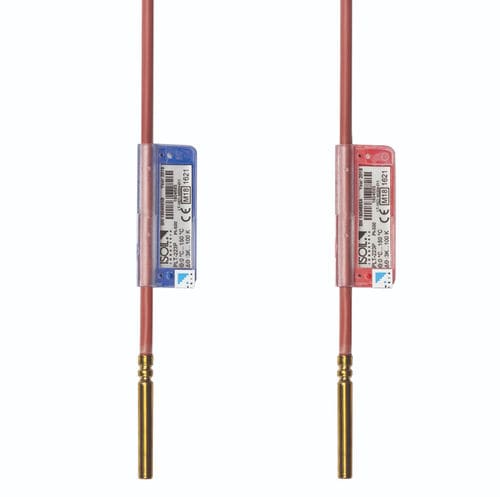 Sensore di temperatura a resistenza di platino - DS - ISOIL Industria Spa - Pt500 / filettato / media