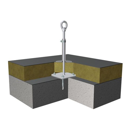 Ancoraggio anticaduta per tetto - ASP EV 2 - ST QUADRAT Fall Protection SA - per calcestruzzo