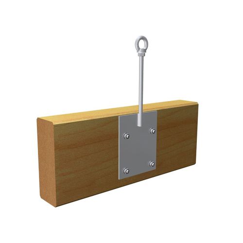 Ancoraggio anticaduta per legno - ASP EV 6 - ST QUADRAT Fall Protection SA - per calcestruzzo
