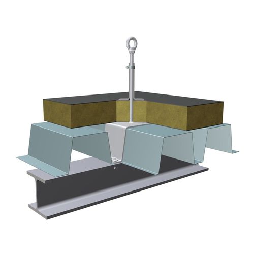 Ancoraggio anticaduta per acciaio - ASP EV 8 - ST QUADRAT Fall Protection SA - per legno / per calcestruzzo