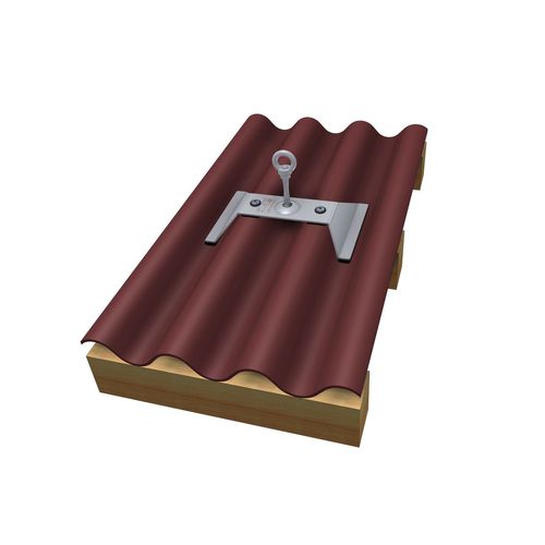 Ancoraggio anticaduta in acciaio inossidabile - ASP II - WP - ST QUADRAT Fall Protection SA - per acciaio / per legno
