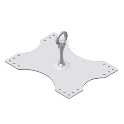 Ancoraggio anticaduta in acciaio inossidabile - RVT - ST QUADRAT Fall Protection SA - per acciaio / per tetto