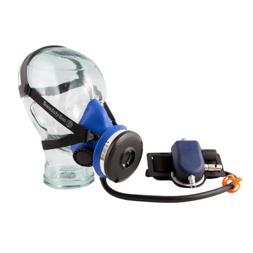 Maschera di protezione alimentata in aria - SR 90 series - Sundström Safety AB - a pieno facciale / industriale / bifiltro