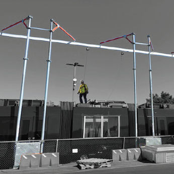 Ancoraggio anticaduta in acciaio - PR0-10/200 - Tuff Built Products Inc. - per calcestruzzo / aereo