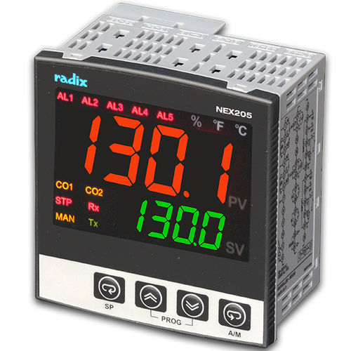 Controllore PID universale - NEX205 - Radix Electrosystems Pvt Ltd - a 4 cifre / da montare su pannello / compatto