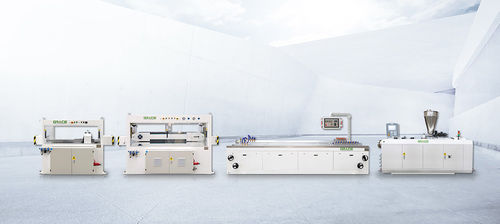 Linea di estrusione per profilati - YF series - Zhangjiagang City Grace Machinery Co., Ltd - per termoplastici / per WPC