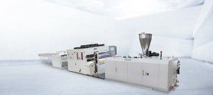 Linea di estrusione multistrato - Zhangjiagang City Grace Machinery Co., Ltd - per profilati in plastica / per termoplastici / per PVC