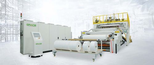 Linea di produzione di tessuto rivestito di plastica - Zhangjiagang City Grace Machinery Co., Ltd - automatica