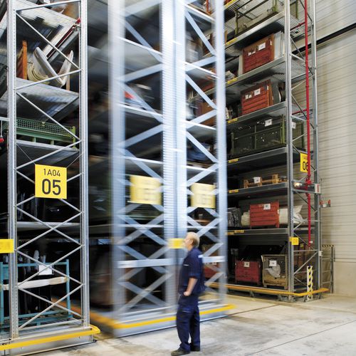 Scaffalatura per magazzino di stoccaggio - MOVO Mobile Racking - Dexion - mobile / per carichi pesanti / per pallet