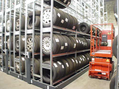 Scaffalatura per magazzino di stoccaggio - HI280 Shelving System - Mobile - Dexion - mobile / compatta / per carichi medi